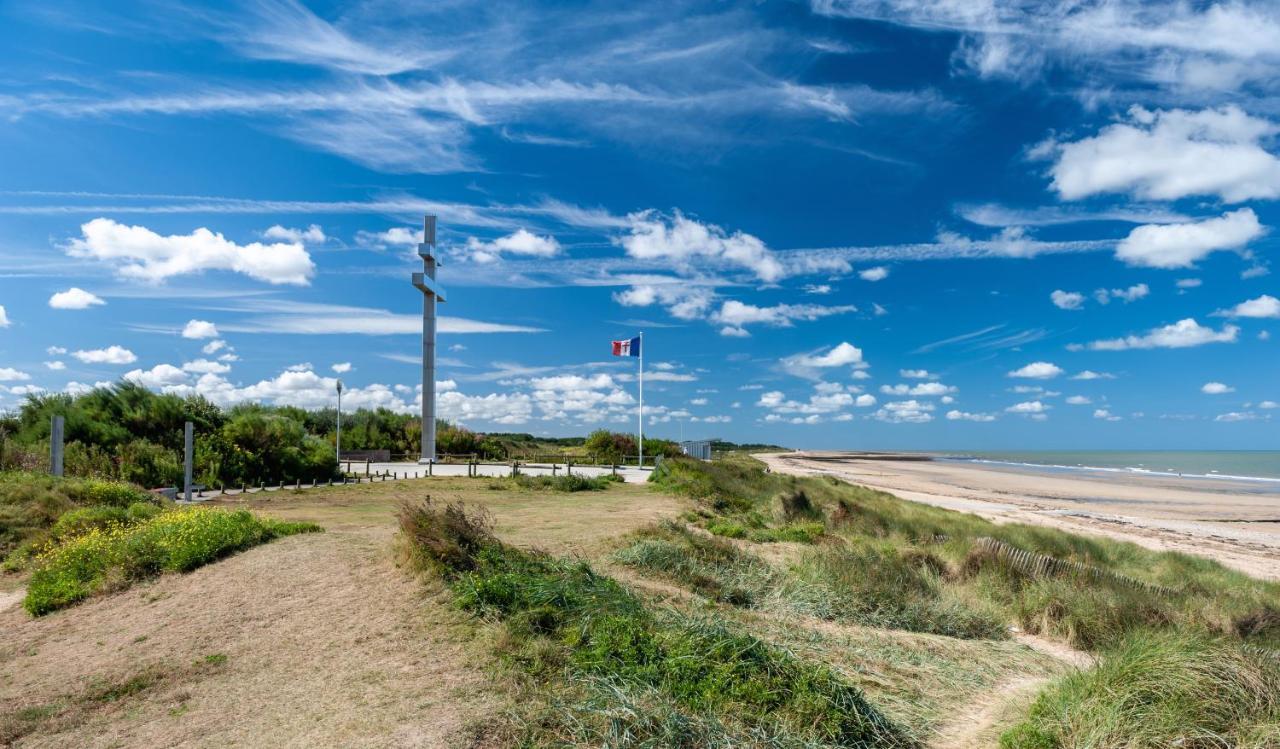 Triplex Avec Jardinet - Wifi - A 400M De La Plage Courseulles-sur-Mer Ngoại thất bức ảnh